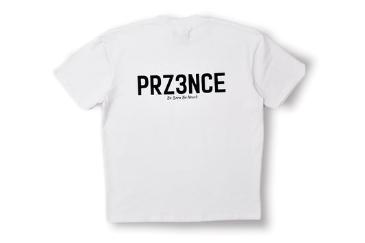 PRZ3NCE Oversized Tee -White