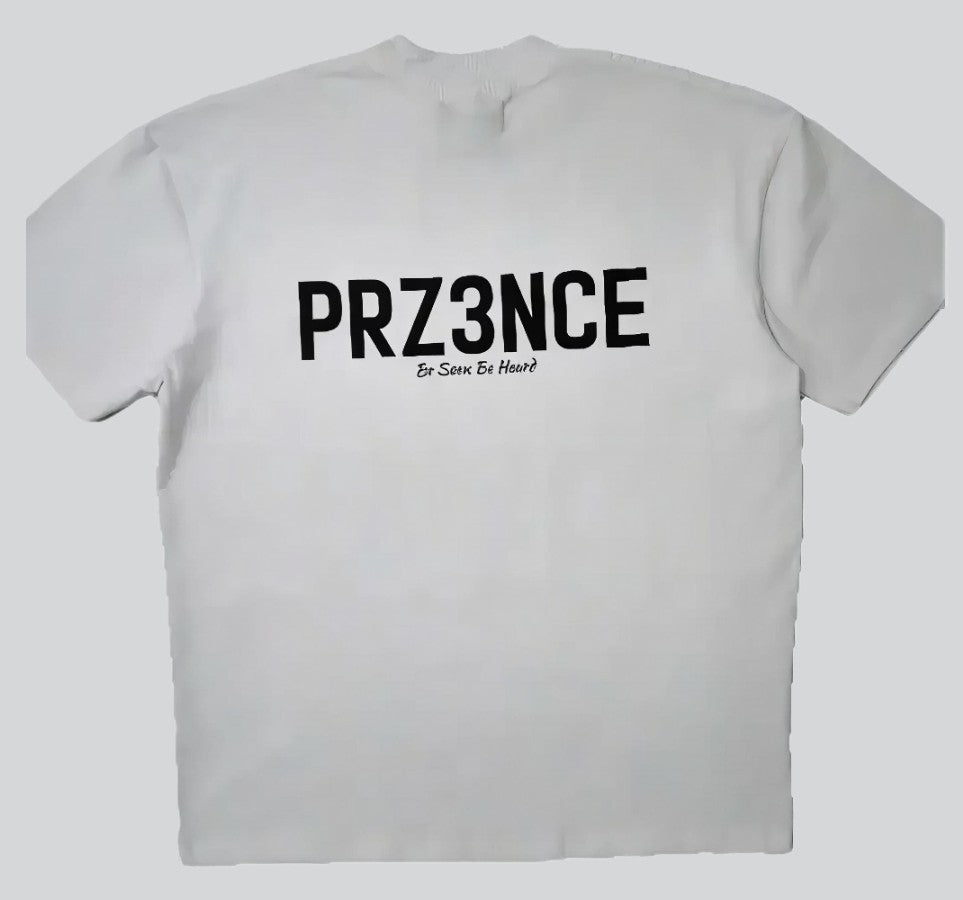 PRZ3NCE Oversized Tee -White